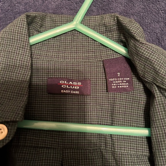 CLASS CLUB Boys Button Up Shirt - Picture 2 of 2